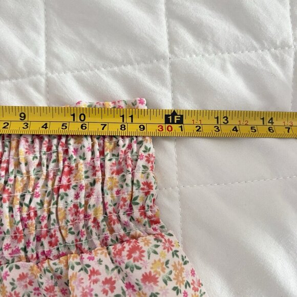 Altar'd State Peach Pink Floral Flowy Jonnie Skirt Juniors Size Medium - Picture 3 of 6